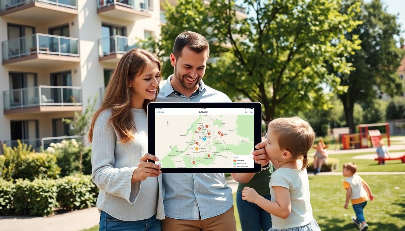 Schulstandorte und Wohnungsangebote